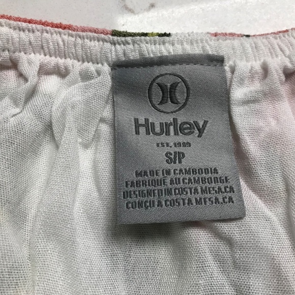 Hurley Ruffle Hem Women’s Maxi Dress S White Floral NWOT - Picture 11 of 14